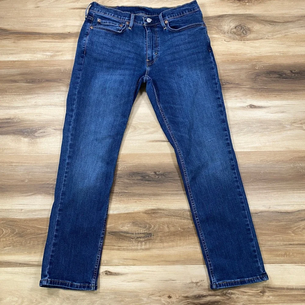Levi's 511 Slim Fit Men 34x30 Classic Cotton Blend Stretch Jeans Blue Heritage